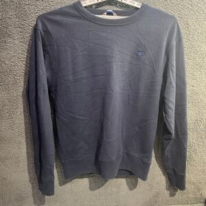 Champion Mens‎ Crew Neck Sweatshirt Pullover Jumper Top Blue Casual Everyday